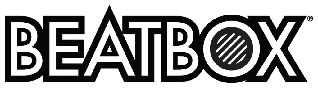 a black and white logo