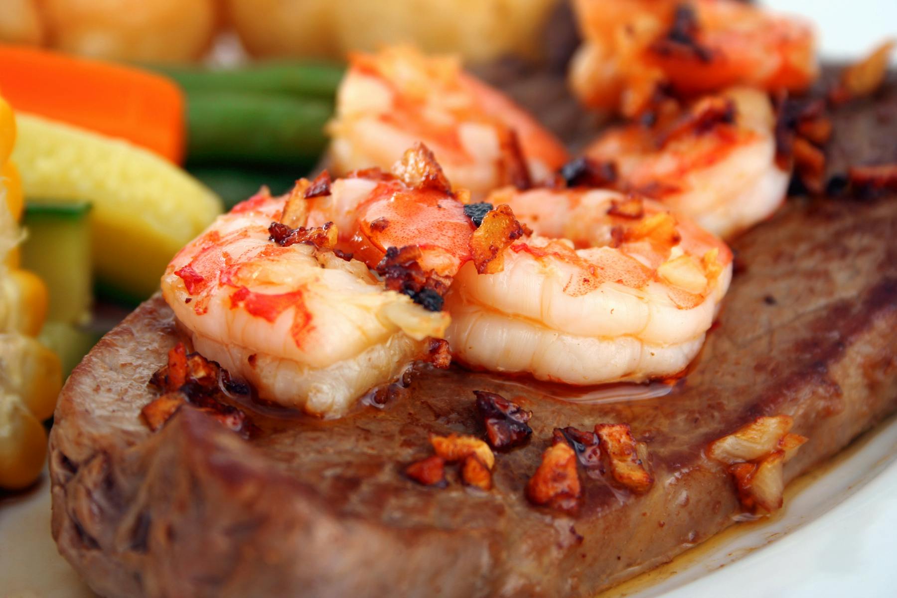 a close up of a plate of food