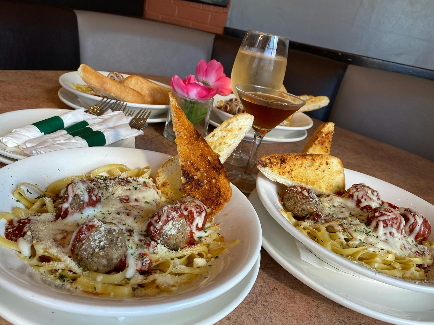 a plate of food on a table