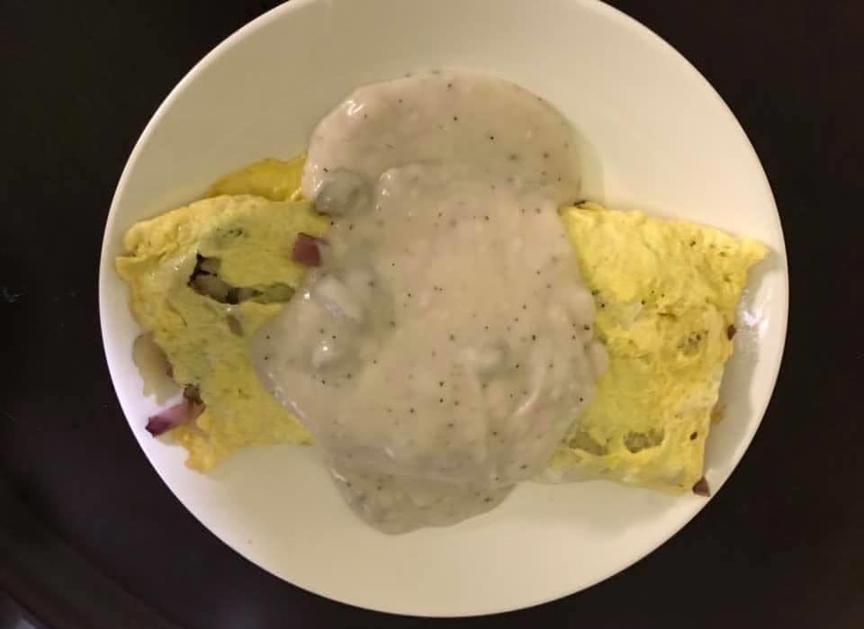 a plate of food