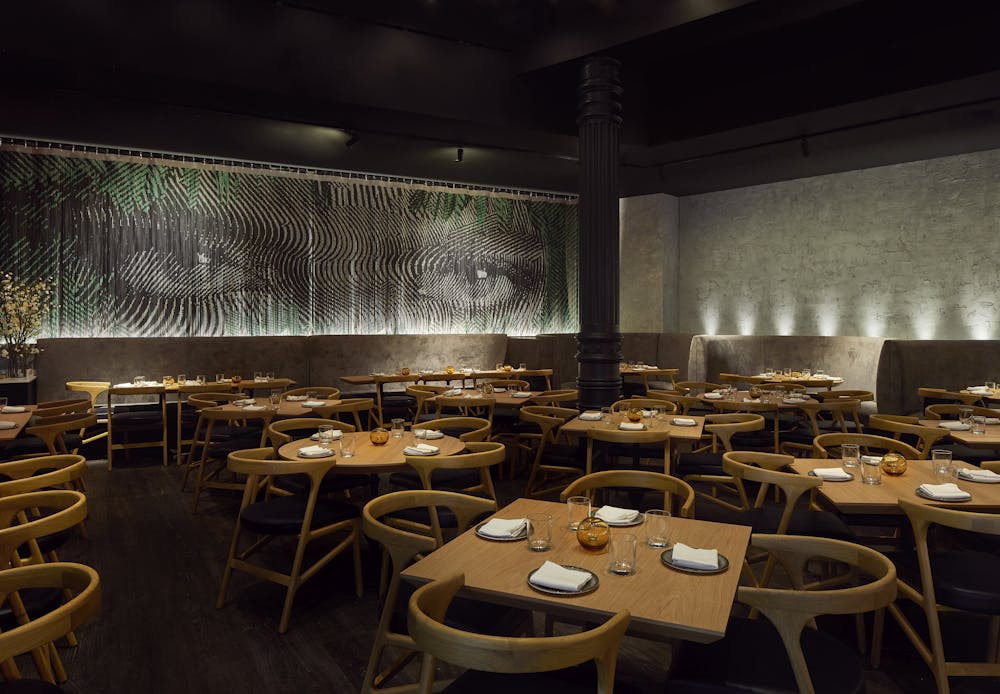 a store front at day