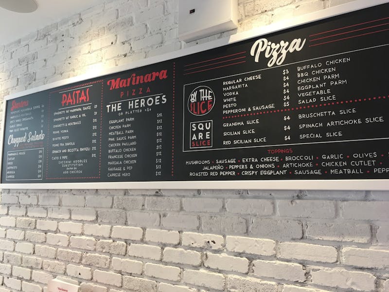 Upper East Side 91st Hours + Location Marinara Pizza