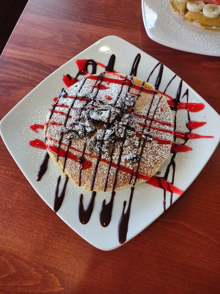 pancakes with jam