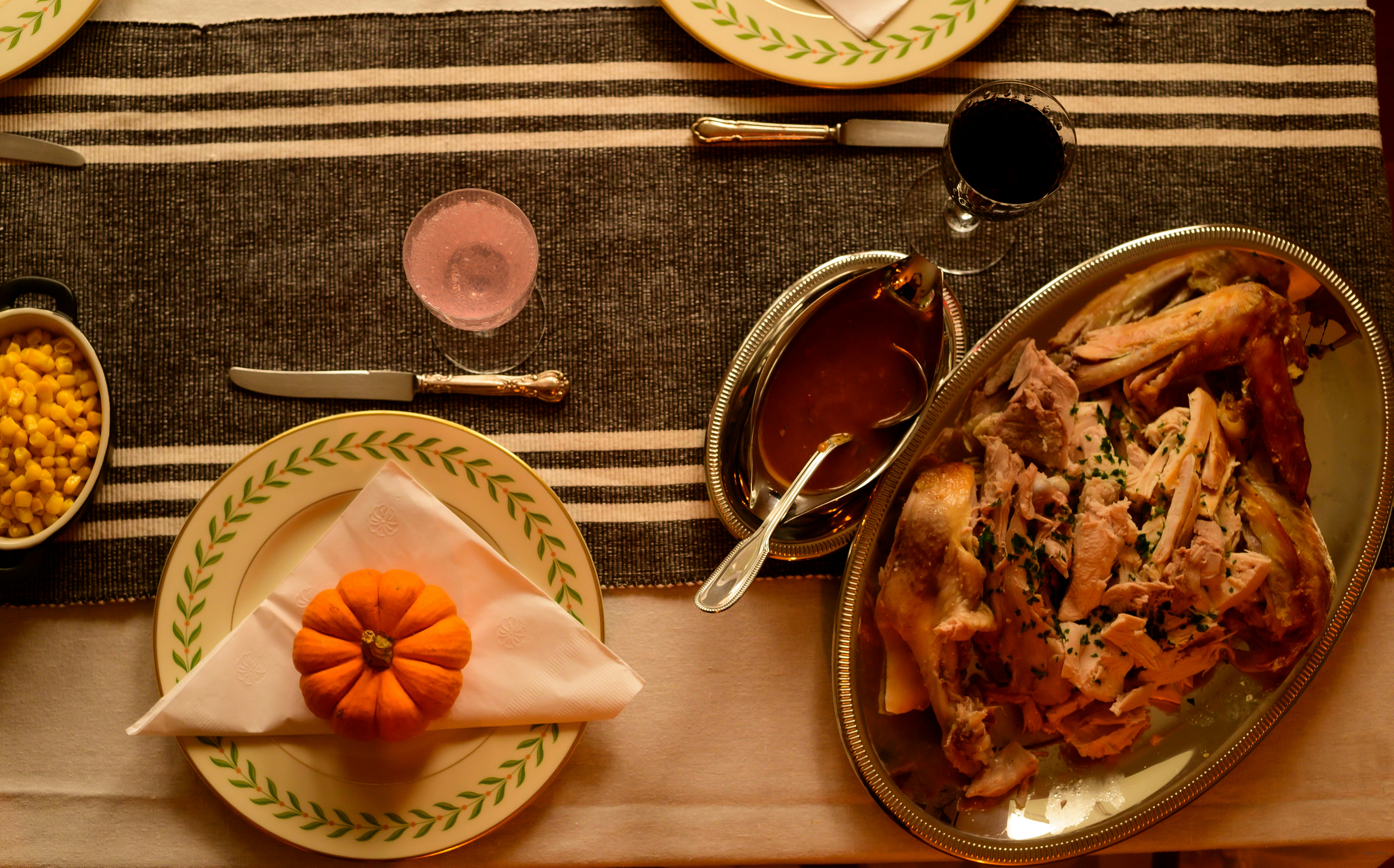 a bowl of food on a table