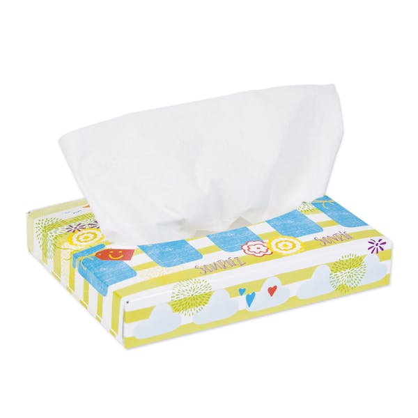 \ Kleenex White Facial Tissue Junior Pack, 2Ply, 40 Tissues/Box Oceans 234 Seafood