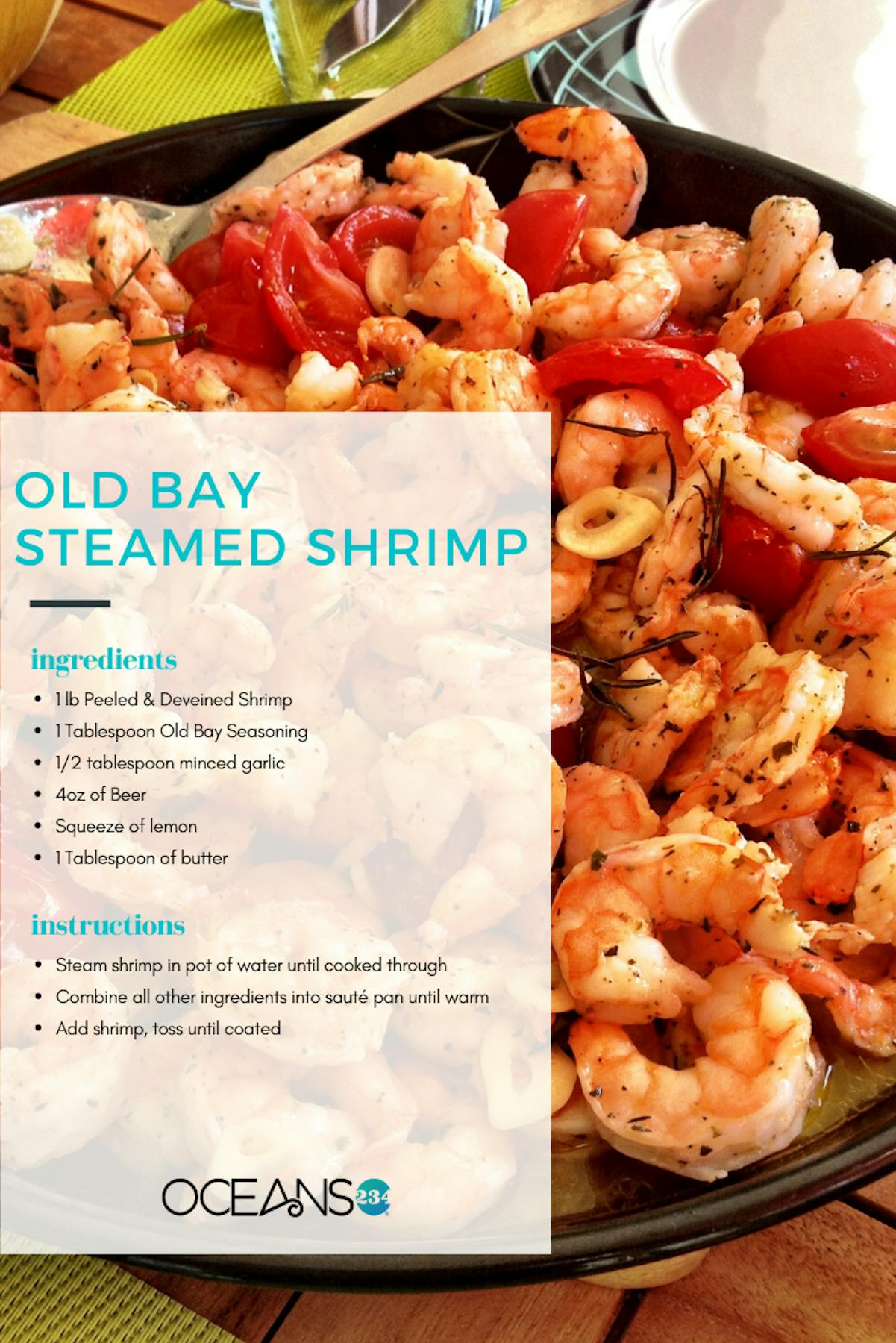 Old Bay-Seasoned Steamed Shrimp Recipe