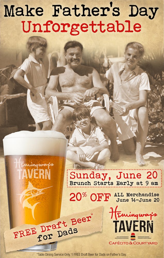 Fathers Day 2021 | Hemingway's Tavern