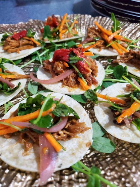 a plate of food