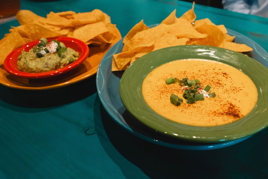 a plate of food on a table