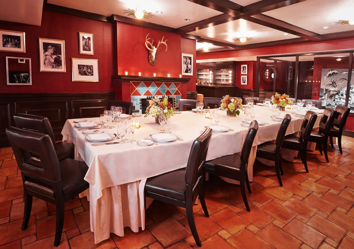 a dining room table