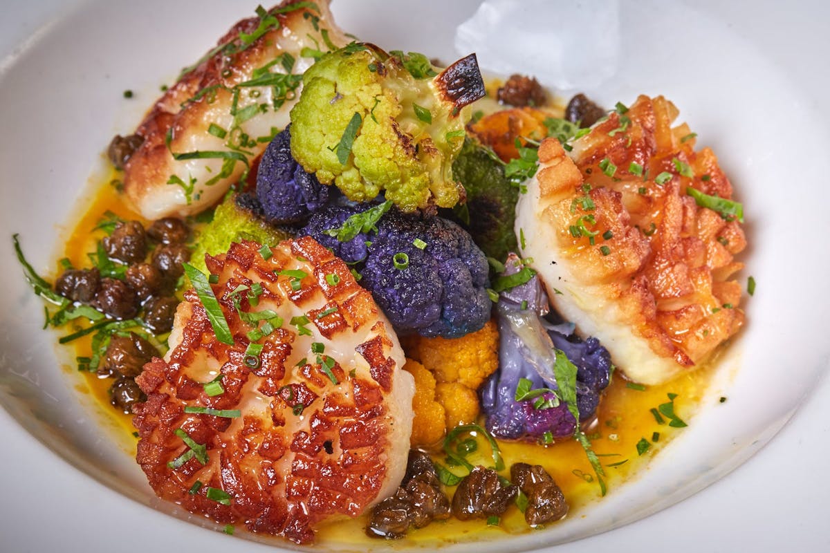 a plate of food