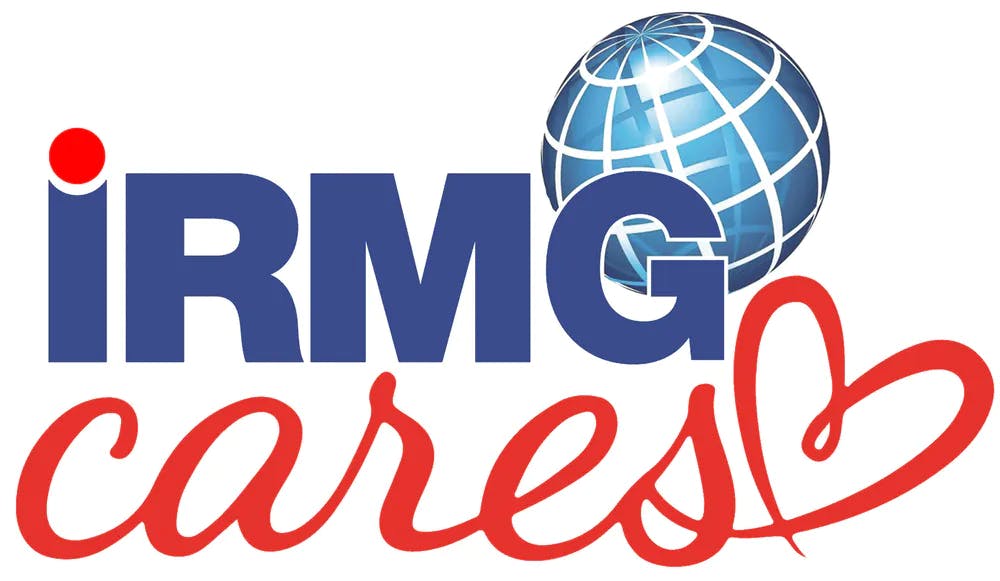 IRMG Cares logo
