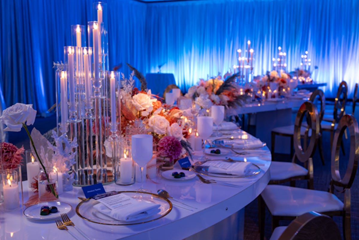 a dining room