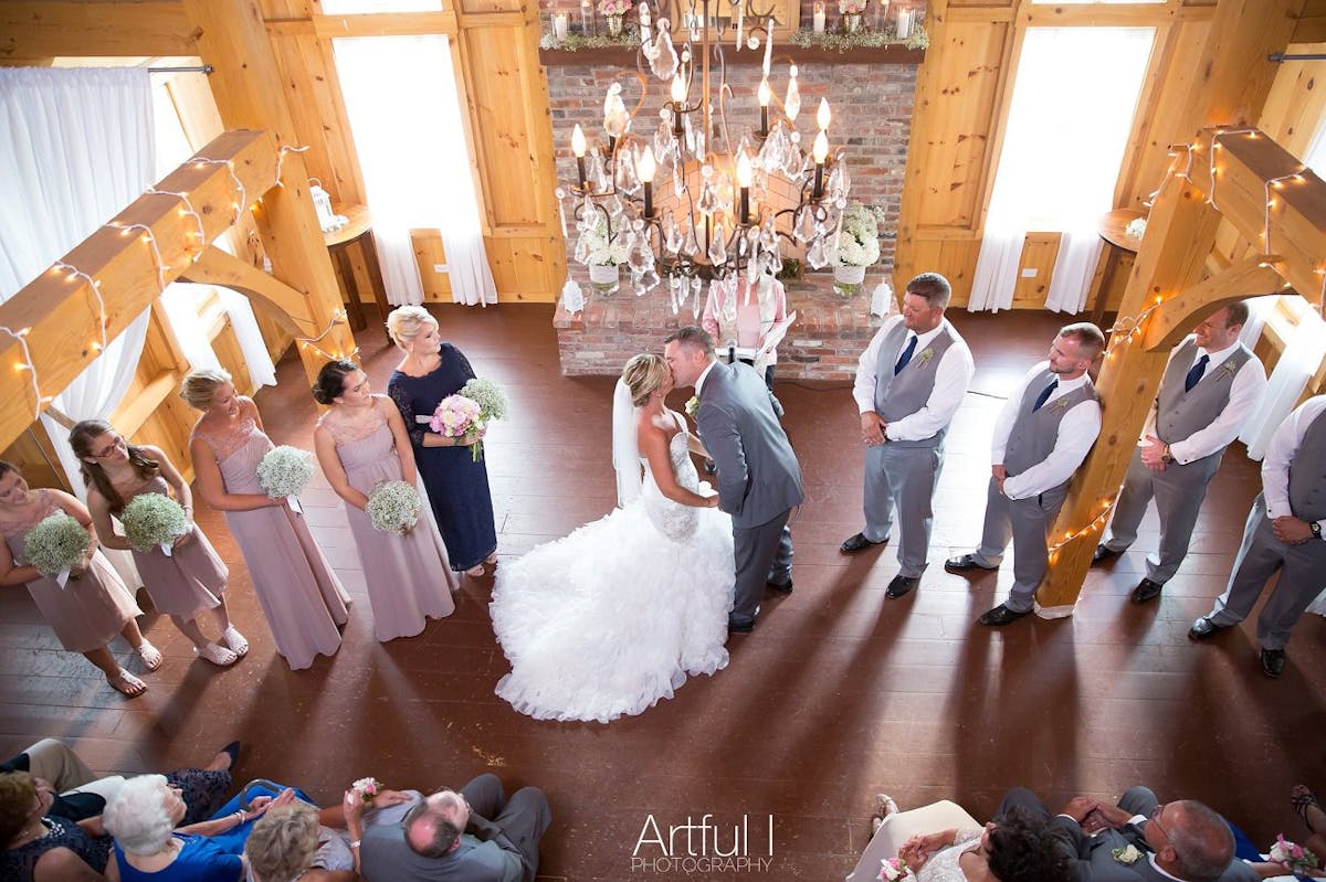 a group of people in a room