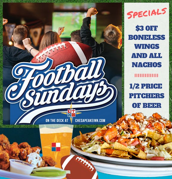 Football Sundays Chesapeake Inn