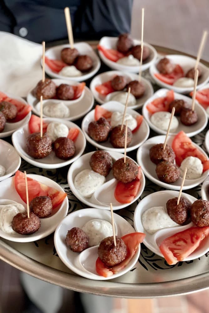 Turkish meat ball sampler, GG's Laguna Beach, california