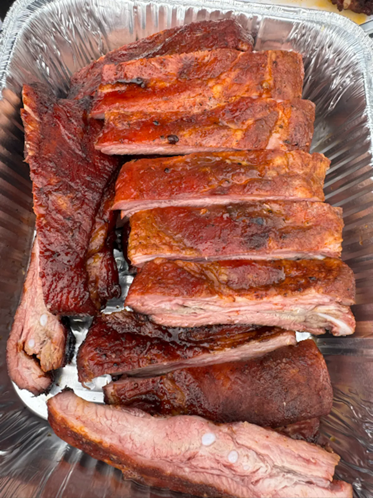 meat on a grill