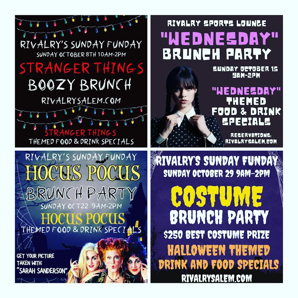 HALLOWEEN/ OCTOBER EVENTS Rivalry Sports Lounge & Kitchen in Salem, MA