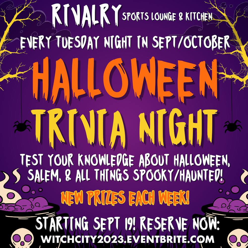 HALLOWEEN/ OCTOBER EVENTS Rivalry Sports Lounge & Kitchen in Salem, MA