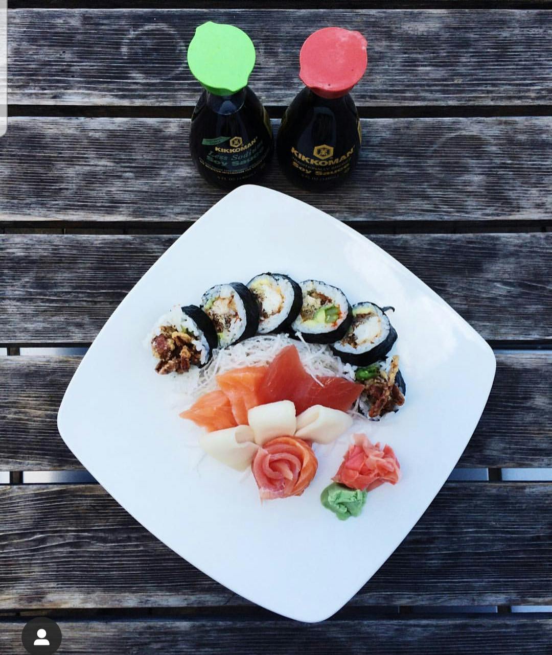sushi plate