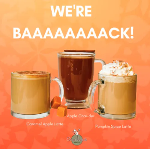 Fall Beverages a cup of coffee