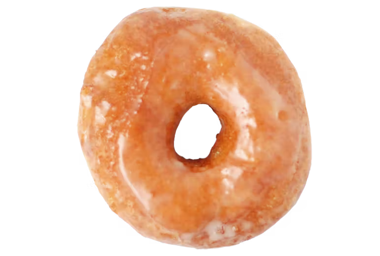 a glazed donuts