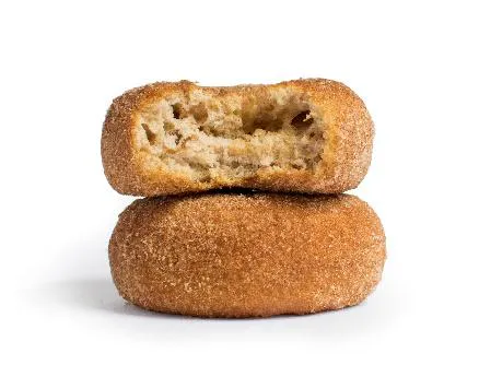 a close up of a doughnut a close up of a doughnut