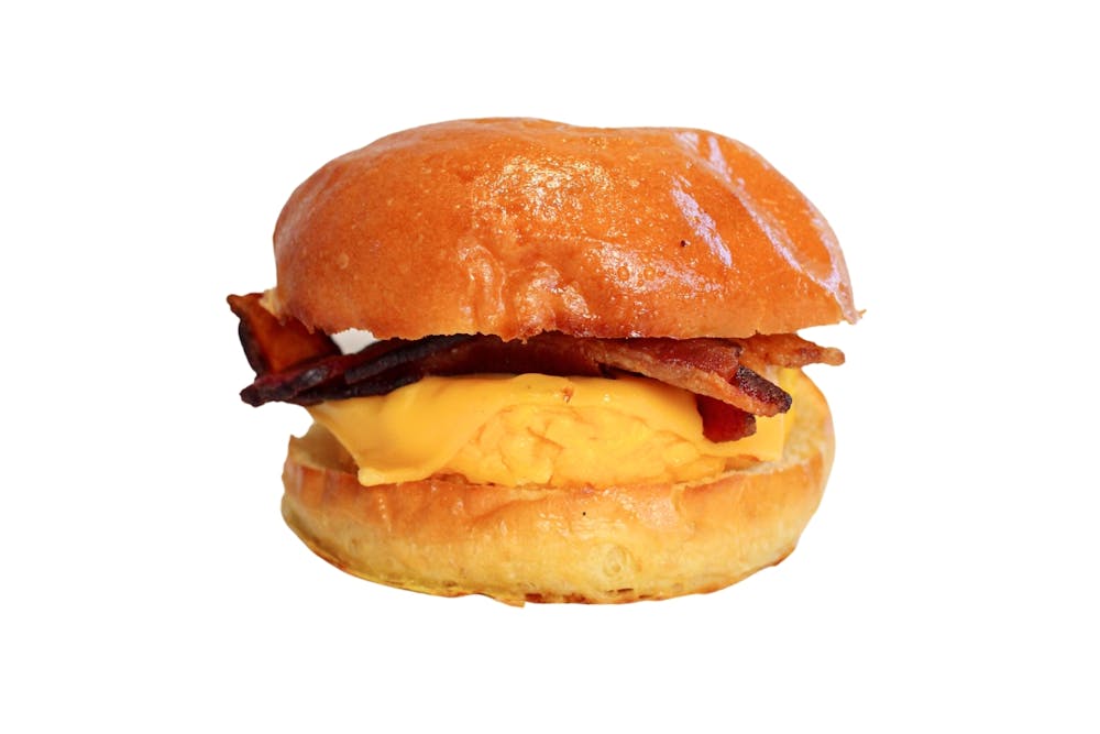 a close up of a sandwich