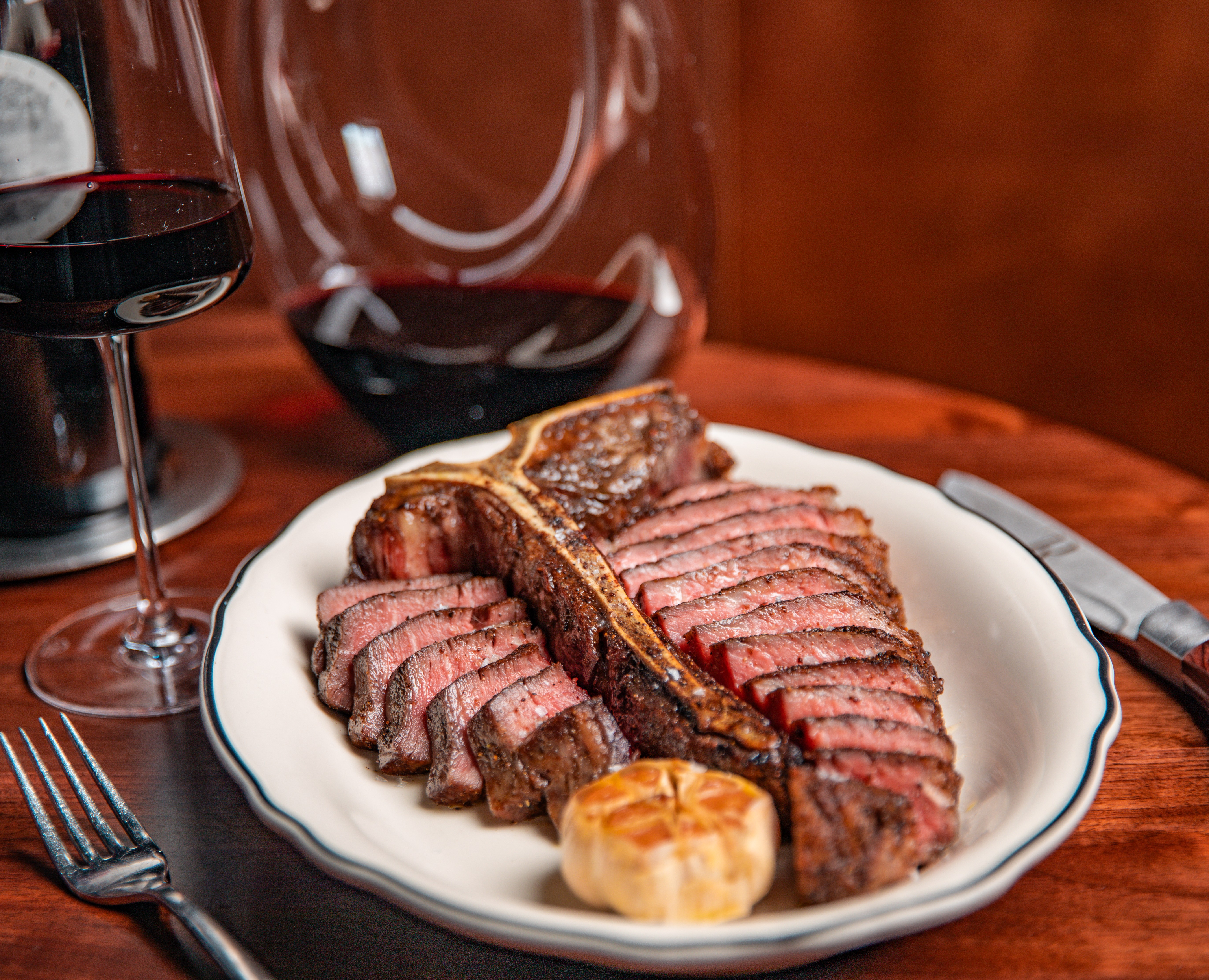 a plate of food on a table