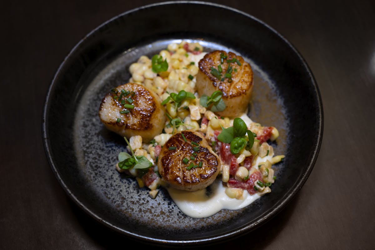 a bowl of food on a plate