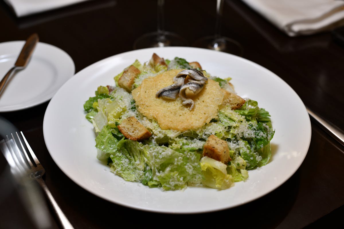 a plate of food on a table