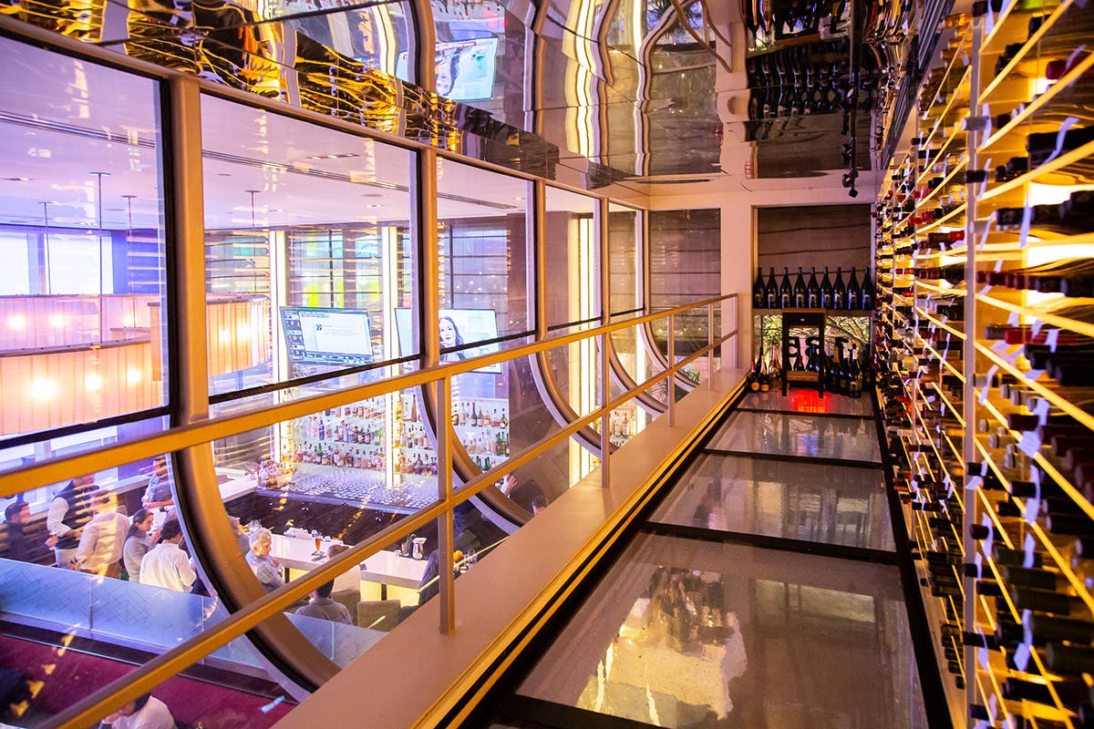 a store inside of a building