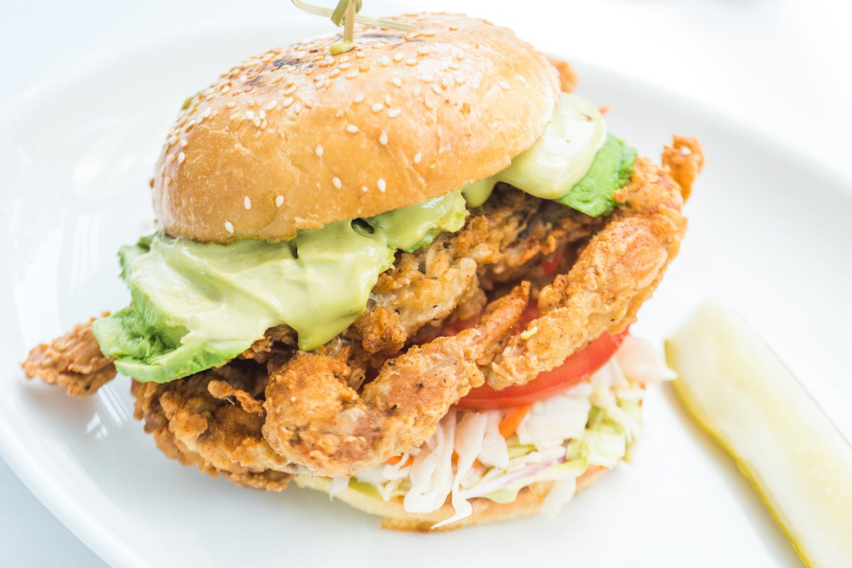 a sandwich on a plate