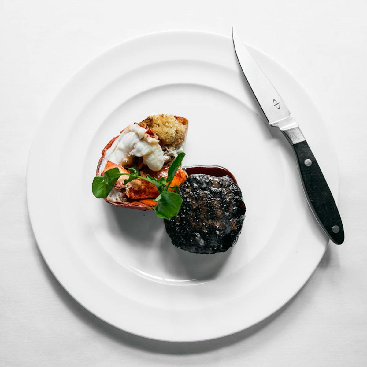 a plate of food on a table