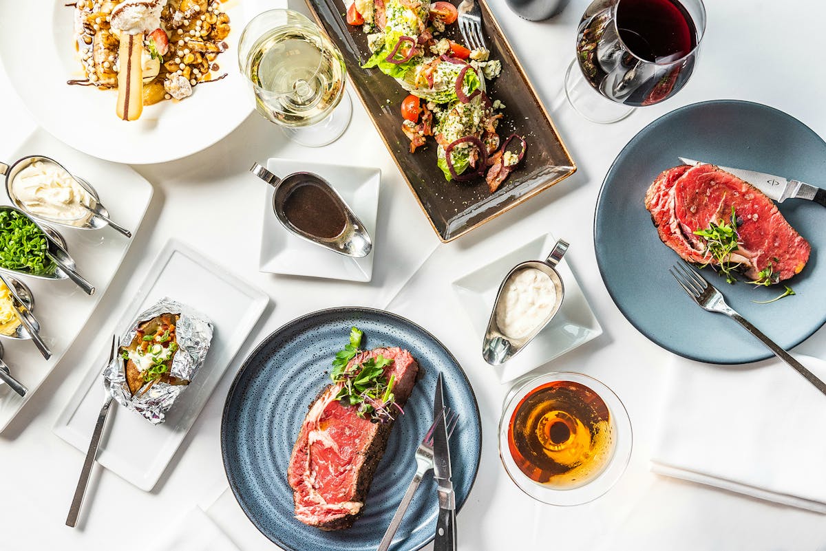 a table topped with different types of food on a plate