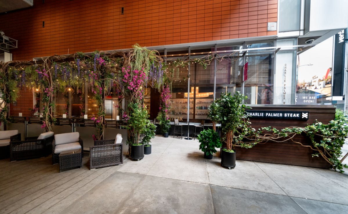 a store in a brick building
