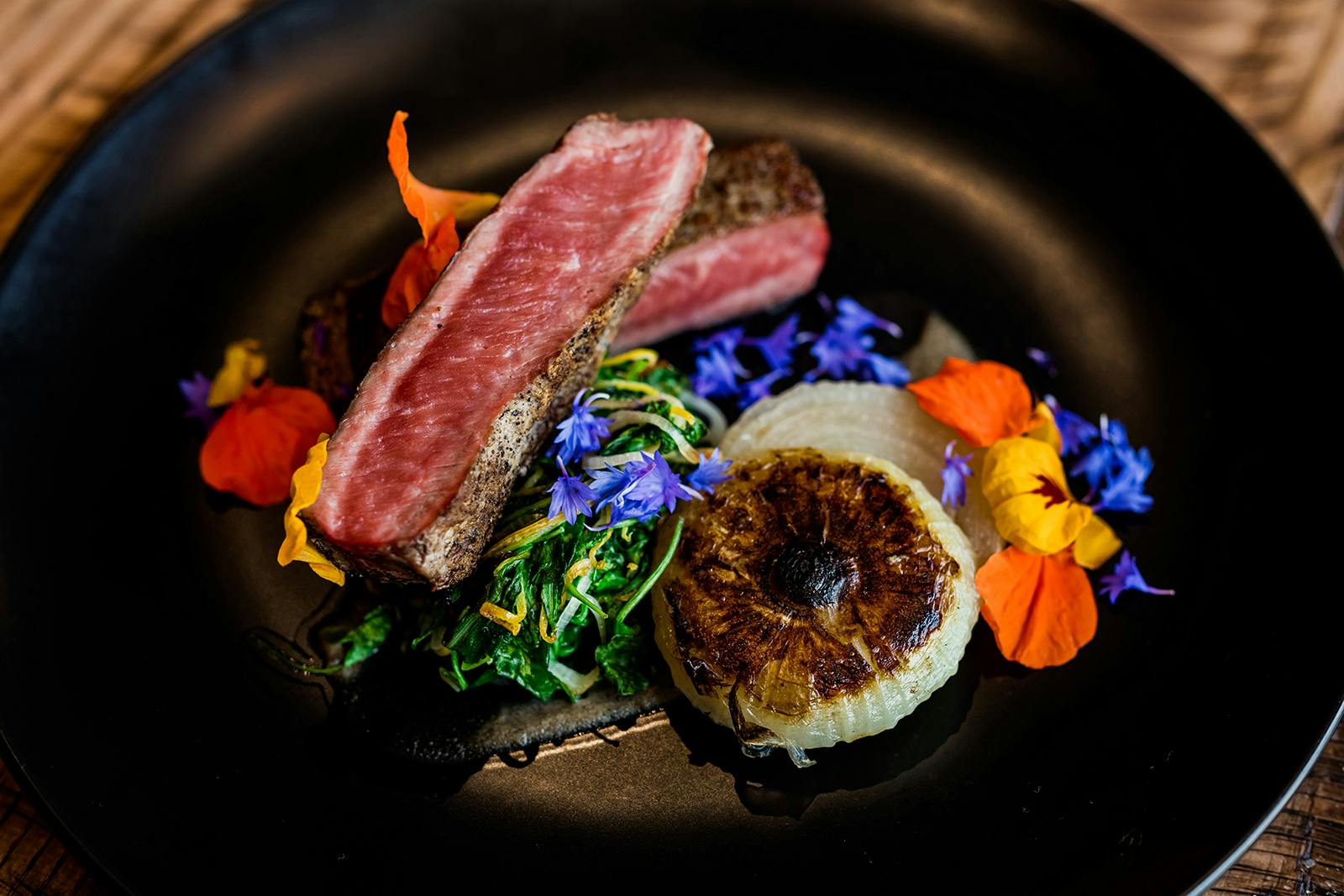 a pan of food on a plate