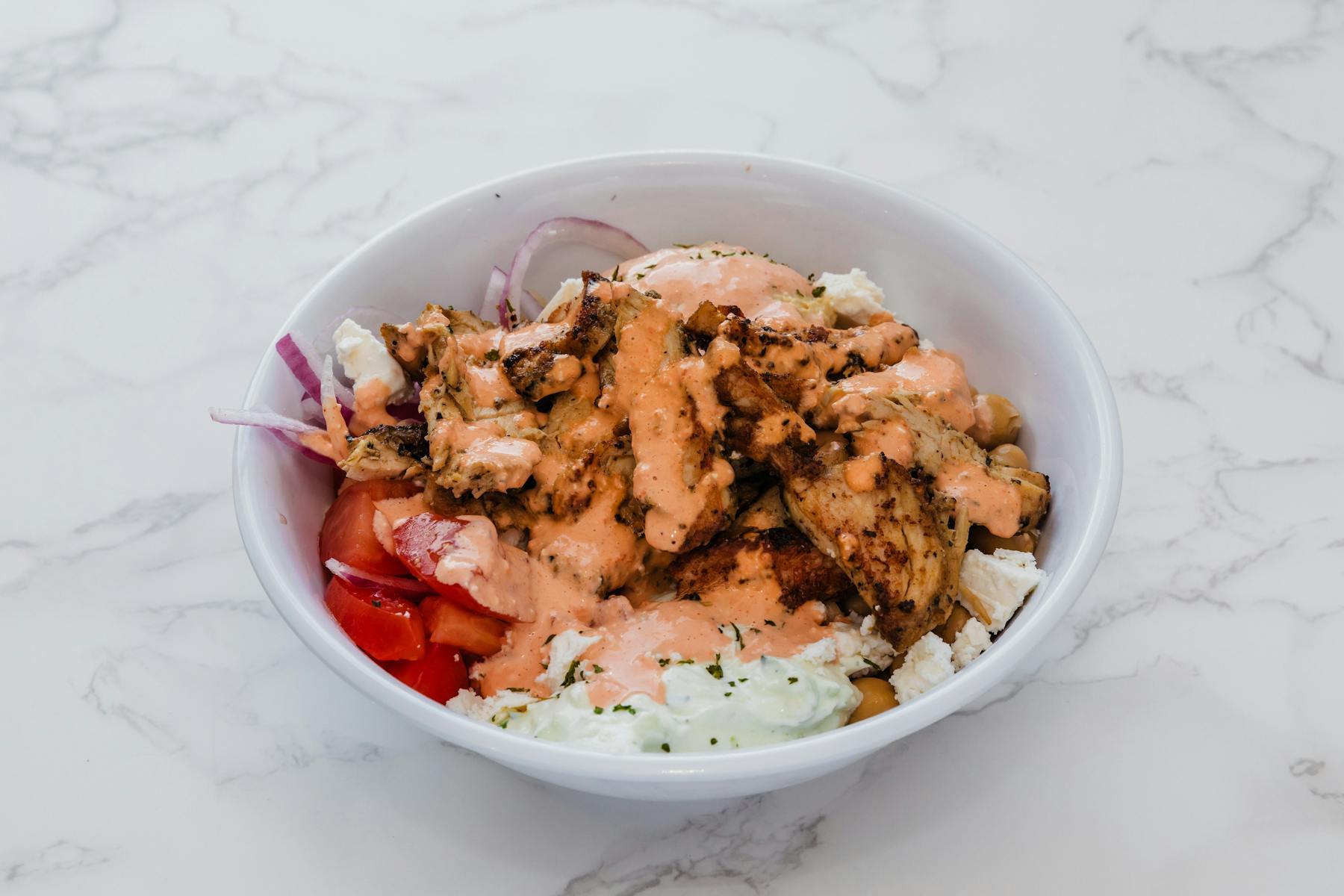 a bowl of food on a plate
