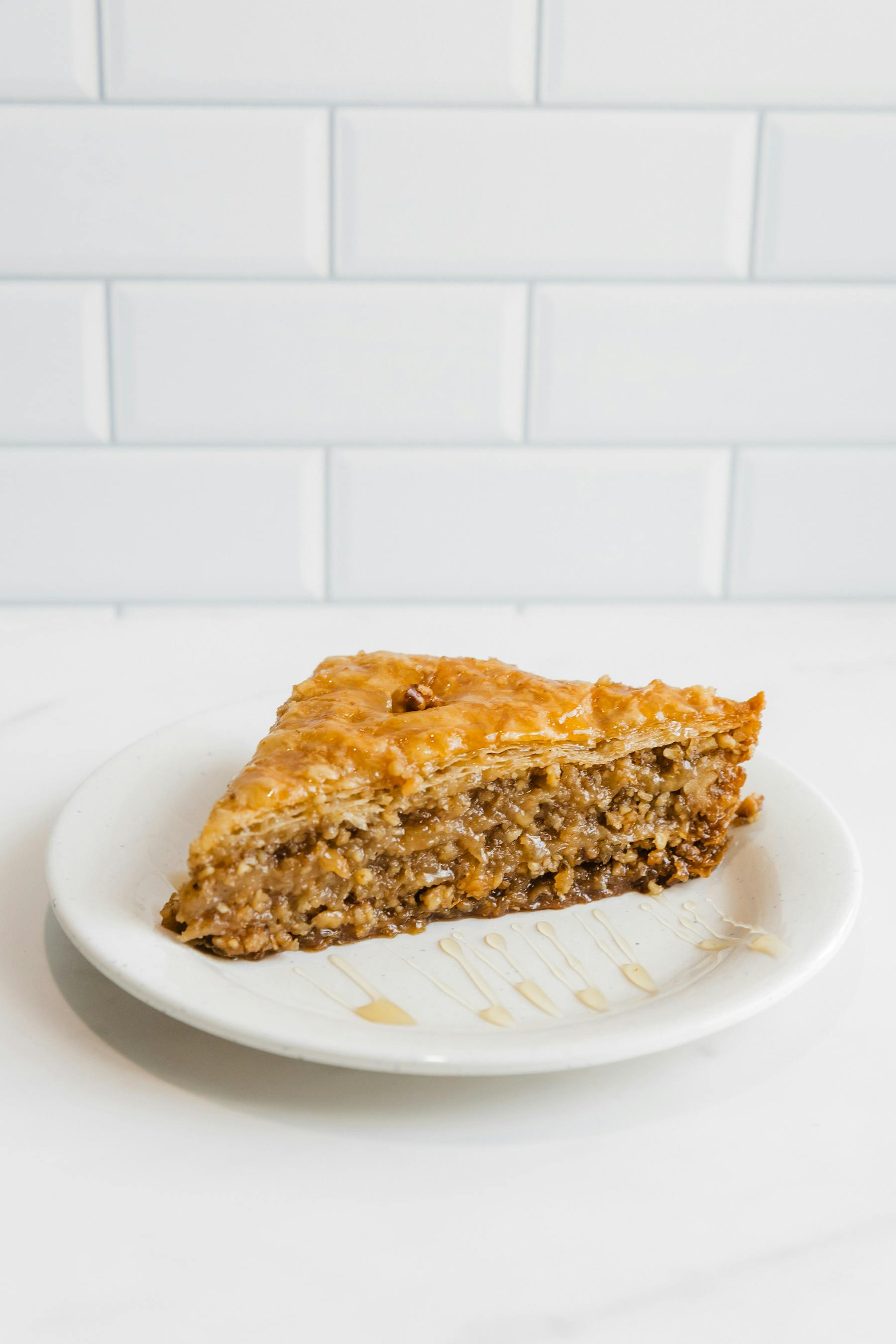 a piece of cake on a plate