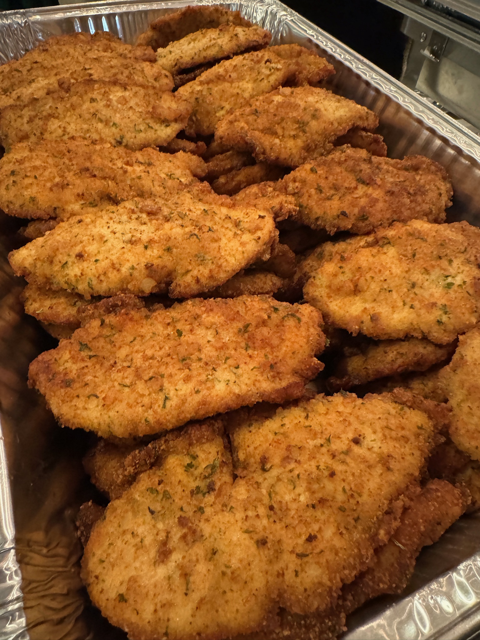 a close up of a tray of food
