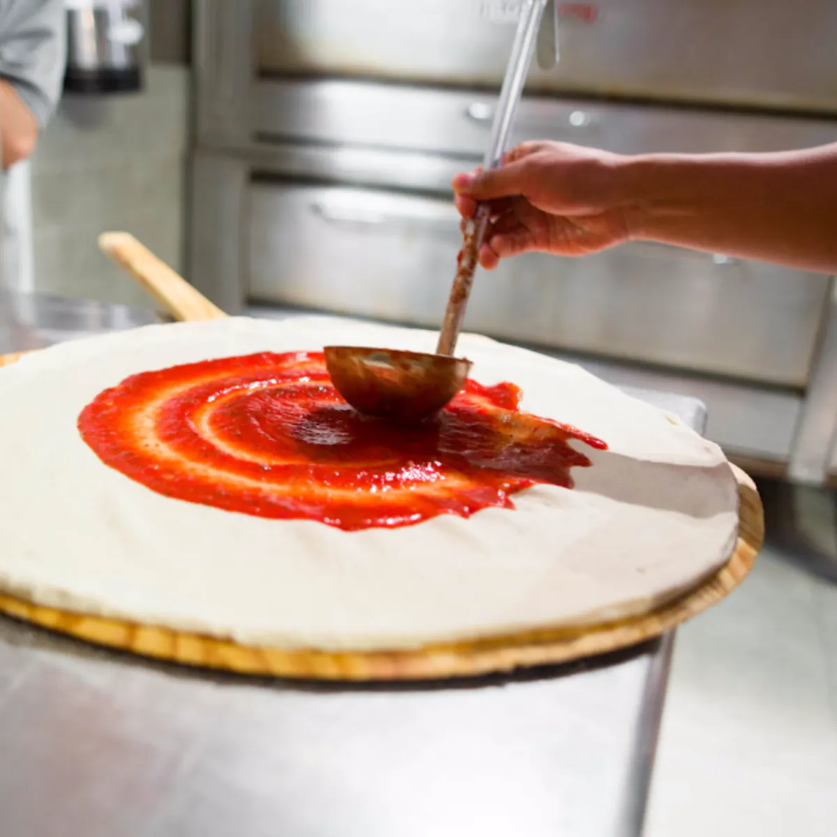 pizza making