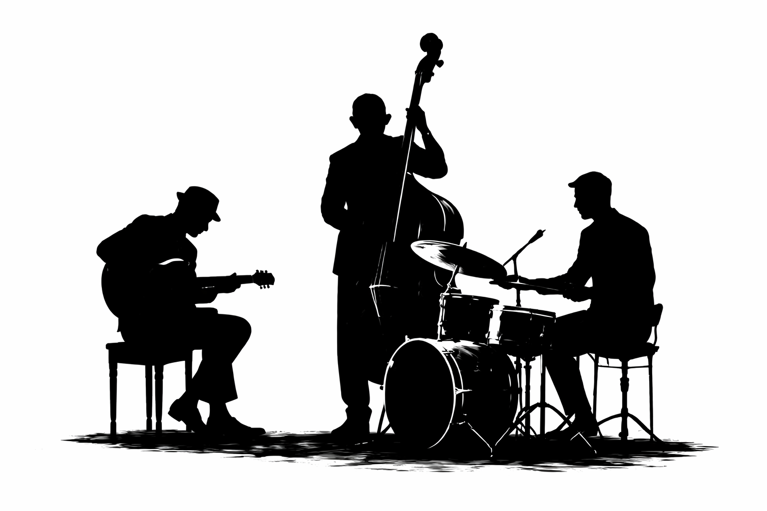 a group of men playing instruments