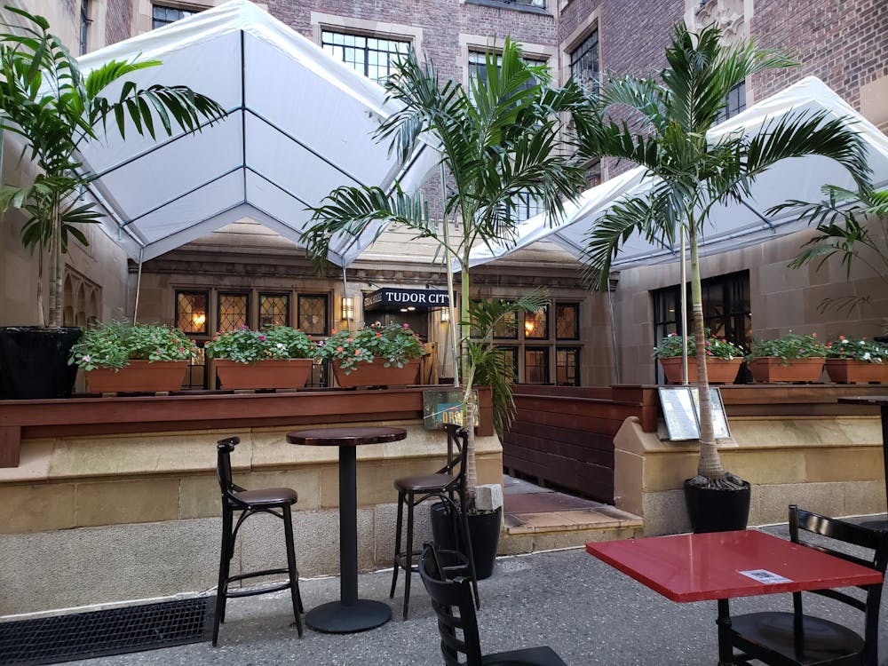 Outdoor Dining Tudor City Steakhouse Steakhouse in Midtown East, New York