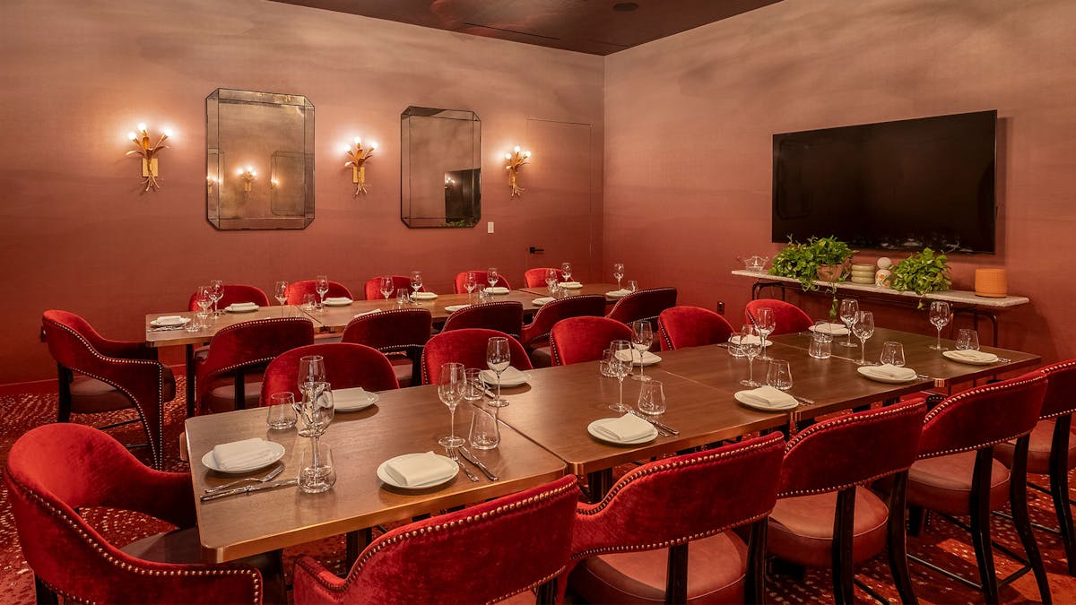 a dining room table
