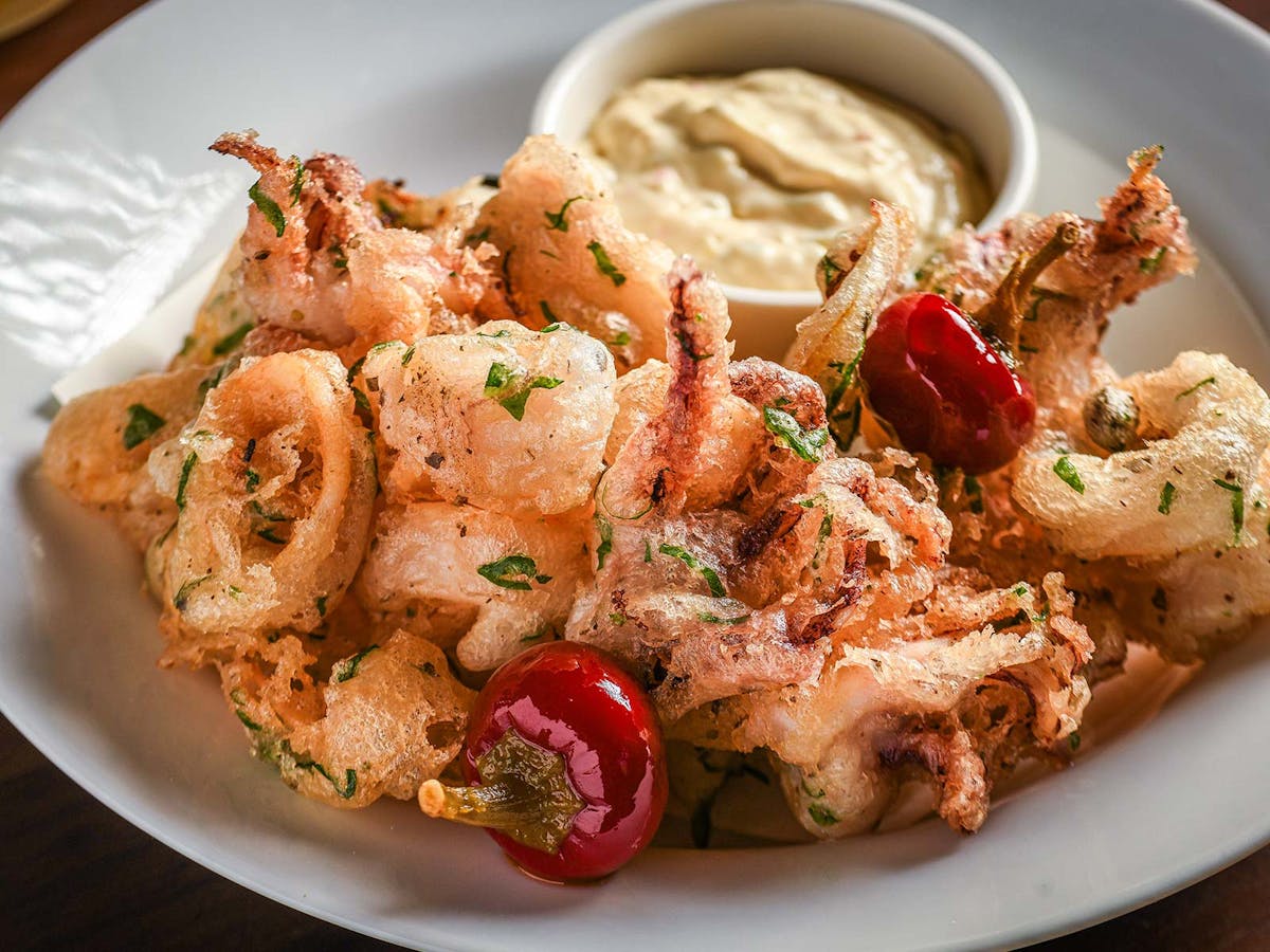 a plate of food