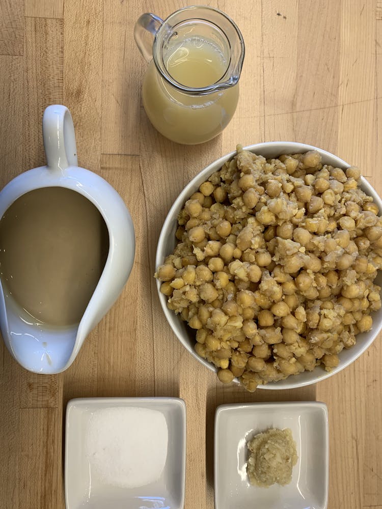 a bowl of food on a table