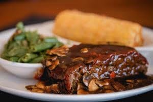 a plate of food