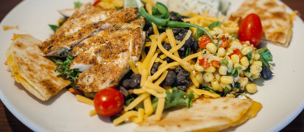 a plate of food