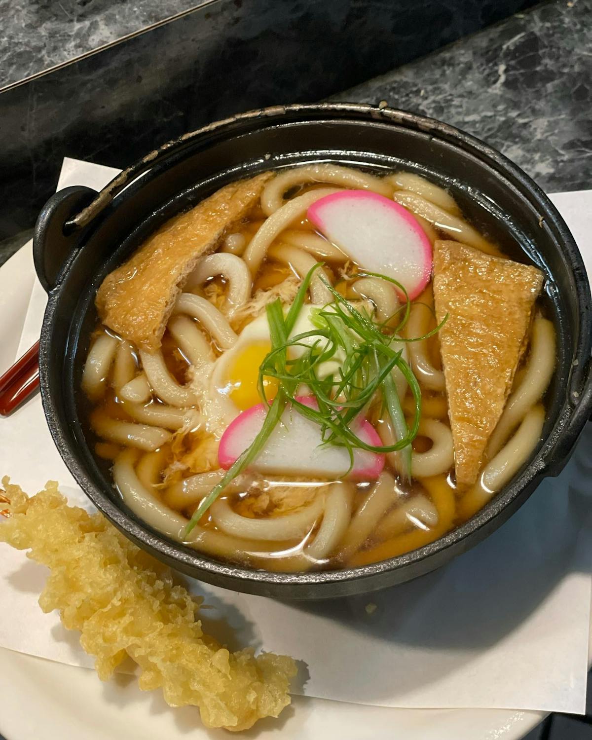 Nabeyaki Udon to warm you up on a cold evening