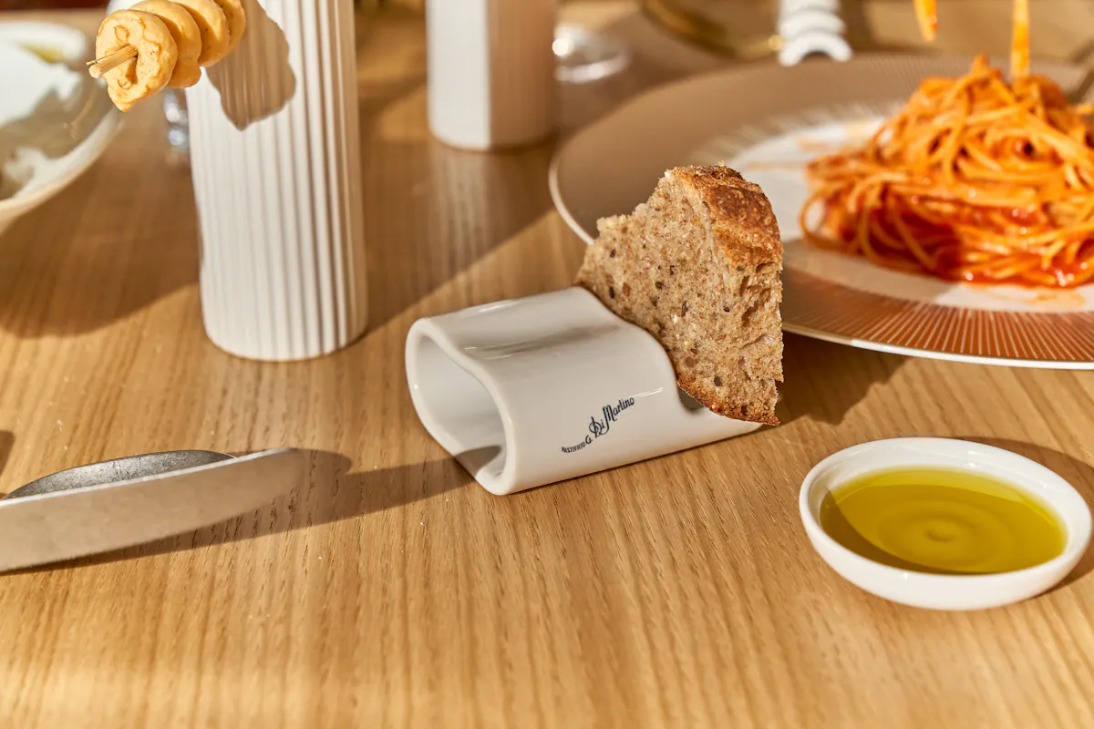 a plate of food on a table